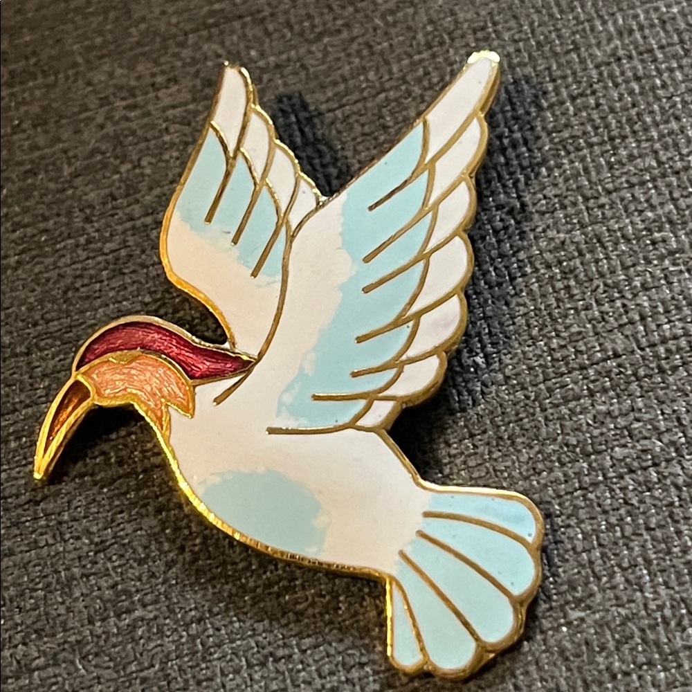 Vintage Hummingbird Brooch - Picture 3 of 6